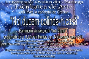 Concert de Crăciun, la Universitatea „Ovidius”