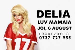 Show incendiar cu Delia, în Luv Lounge Mamaia