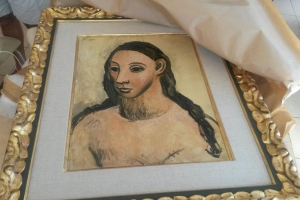 Tablou de Picasso, de 25 de milioane de euro, confiscat pe un vapor, în Corsica